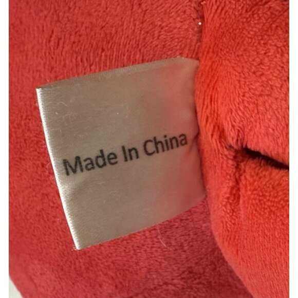 Angry Red Octopus Stuffed Animal Toy With Glitter Eyes 9" - Picture 6 of 7